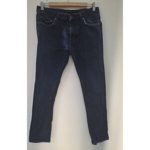 John Varvatos Jeans Men 31 Slim Dark Blue Denim Casual Pants Trousers